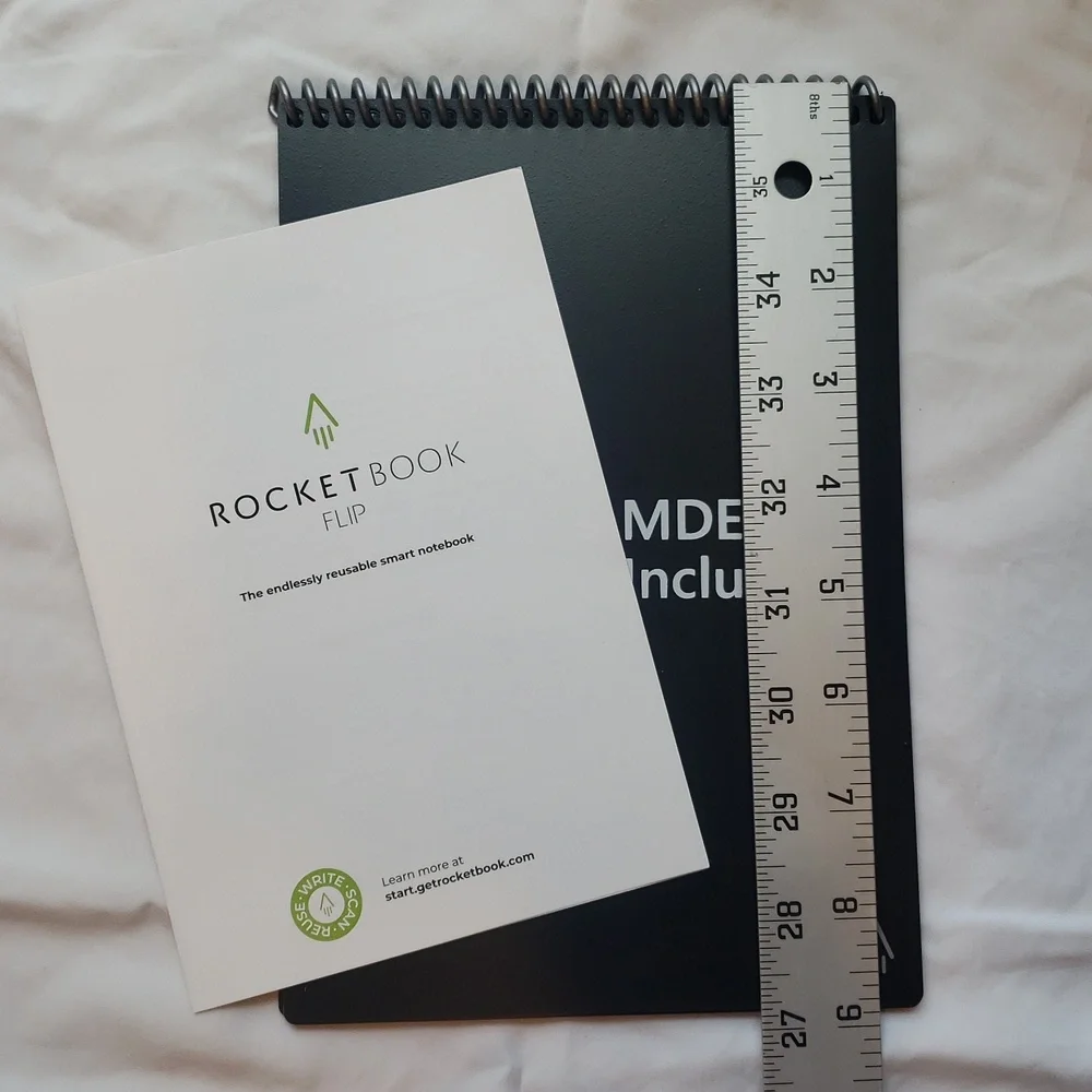 RocketBook Flip Erasable Rewritable Notepad FriXion Pen